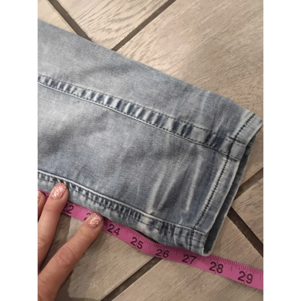 Diesel Fayza-Ne JoggJeans Light Wash Denim Sweatpants Size 27 Tapered Joggers